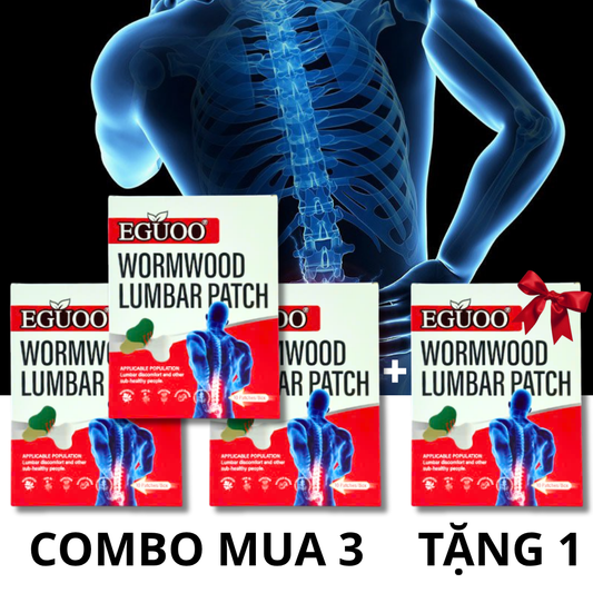 MUA 3 TẶNG 1 - MIẾNG DÁN THẢO MỘC HỖ TRỢ CÁC VÙNG ĐAU NHỨC MỎI EGUOO