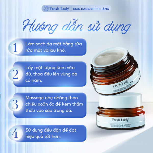 KemFresh Lady – Dưỡng trắng, mờ nám, giảm thâm – Cho làn da sáng khỏe, đều màu!