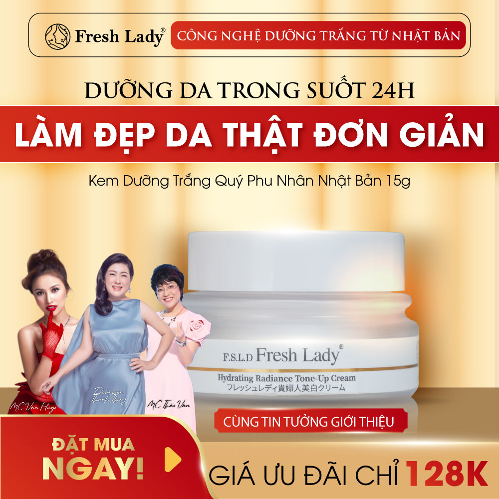 Fresh Lady – Kem Dưỡng Trắng Da Đa Tác Dụng: Vừa Nâng Tone, Vừa Mờ Nám, Lại Che Khuyết Điểm!