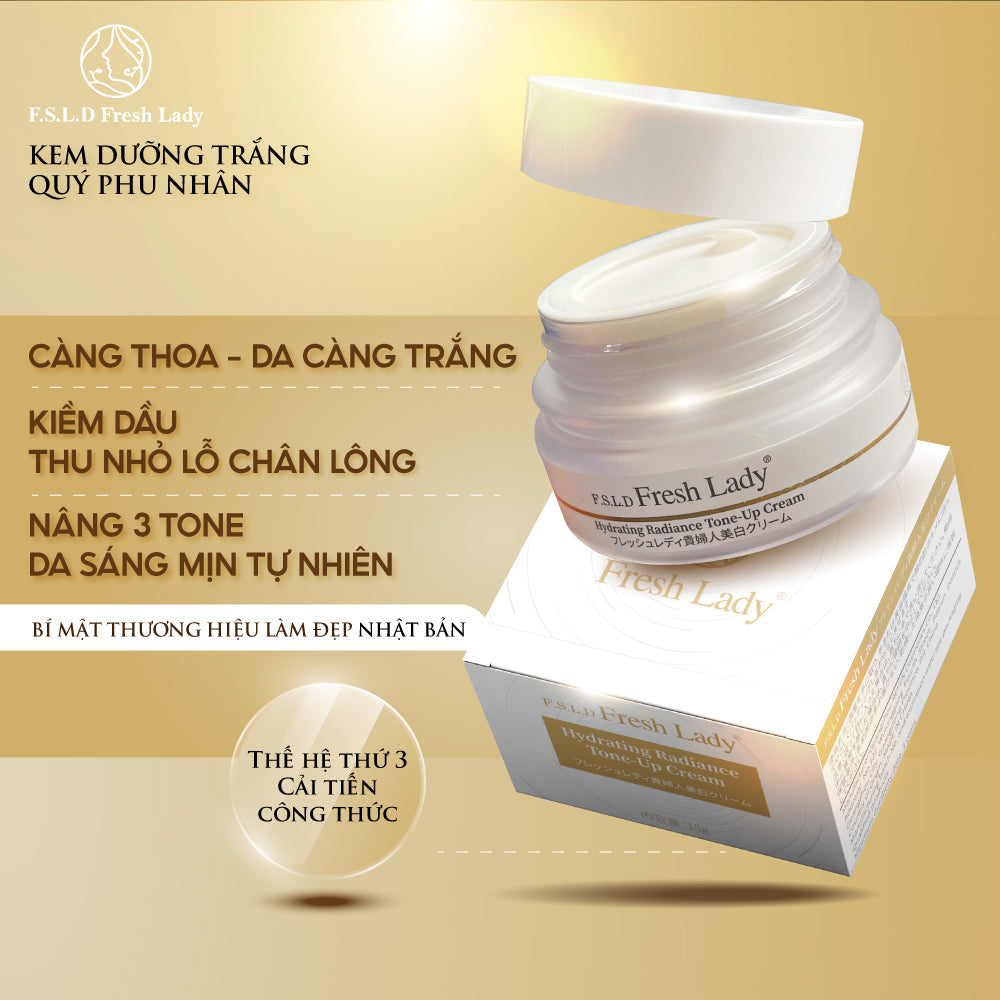 Fresh Lady – Kem Dưỡng Trắng Da Đa Tác Dụng: Vừa Nâng Tone, Vừa Mờ Nám, Lại Che Khuyết Điểm!